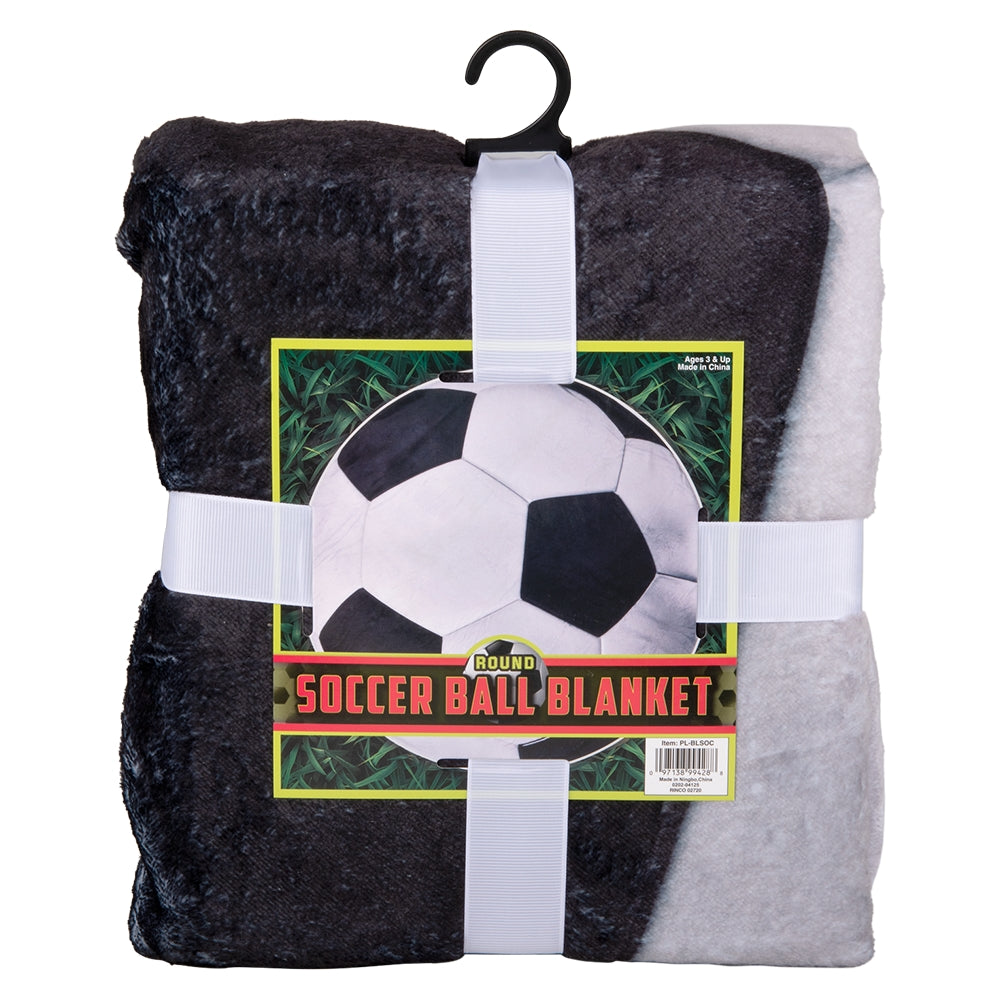 Soccer Ball Blanket 60"