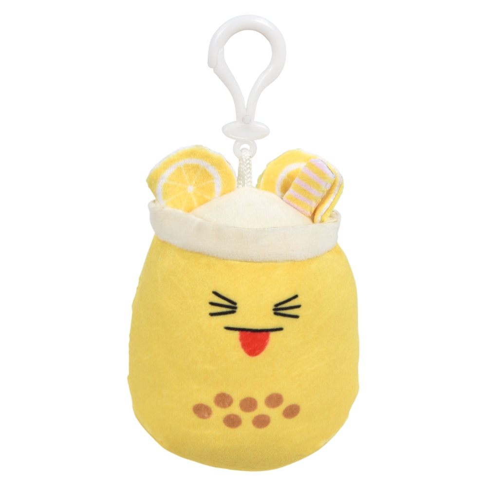 Bubble Tea Backpack Clip Plush