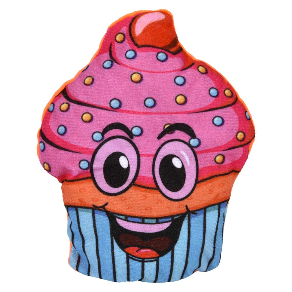 Plush Cupcake Pillow 9"