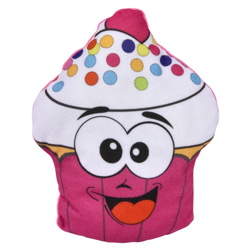 Plush Cupcake Pillow 9"
