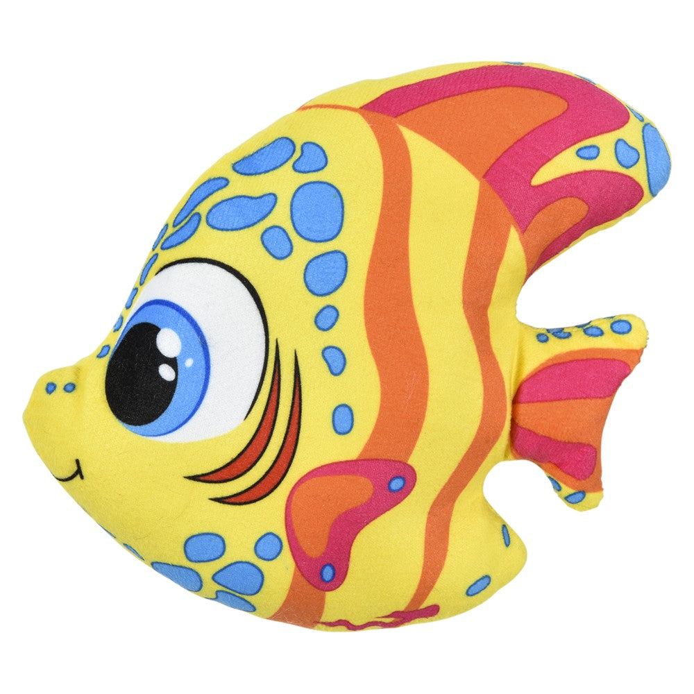 Colorful Fish Plush (12 PC Poly Bag)