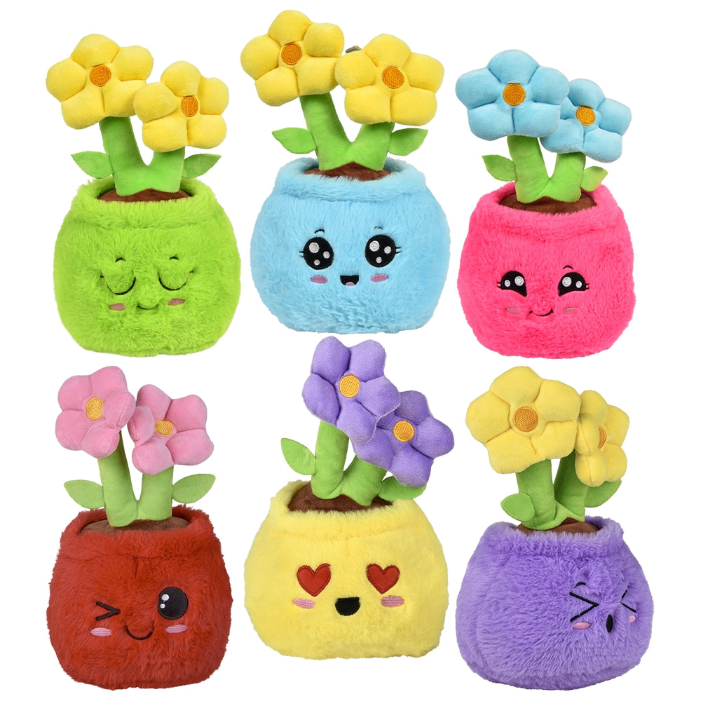 Plush Flower Pots 12.5"