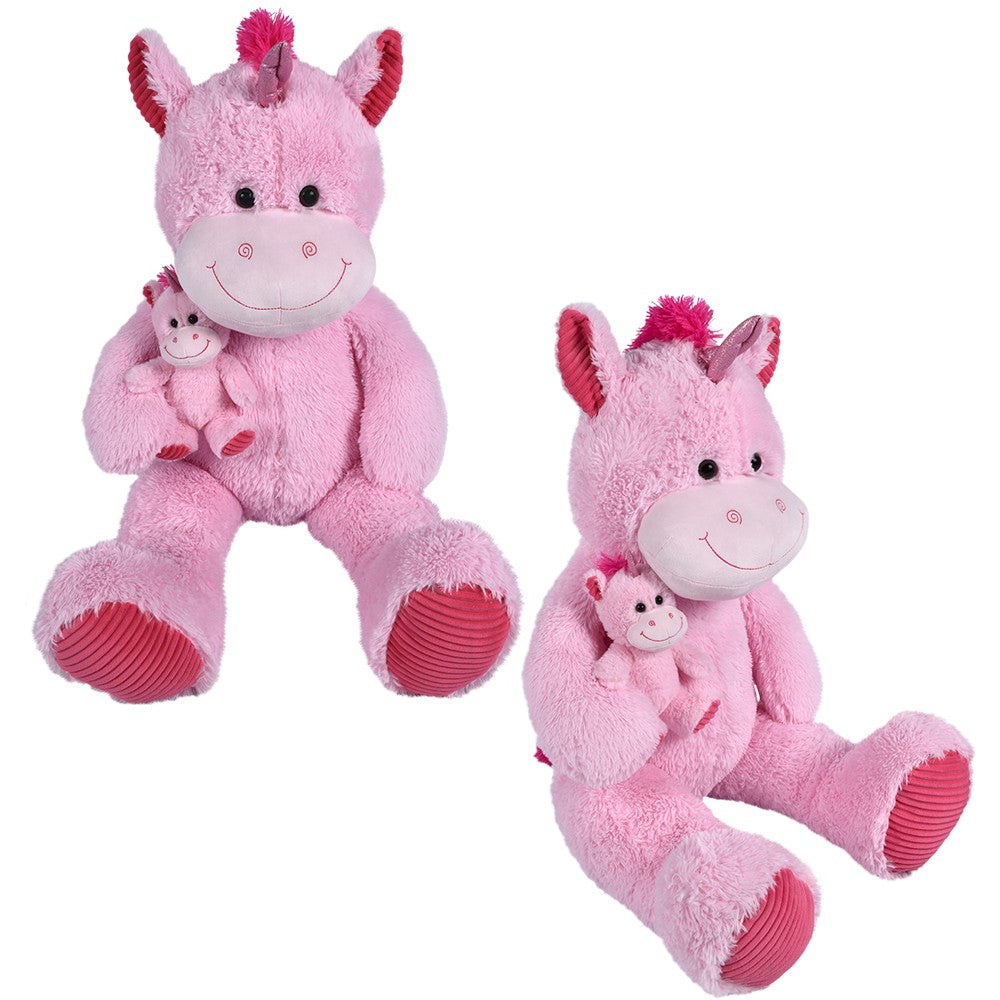 Plush Unicorn With Baby (42 in.)