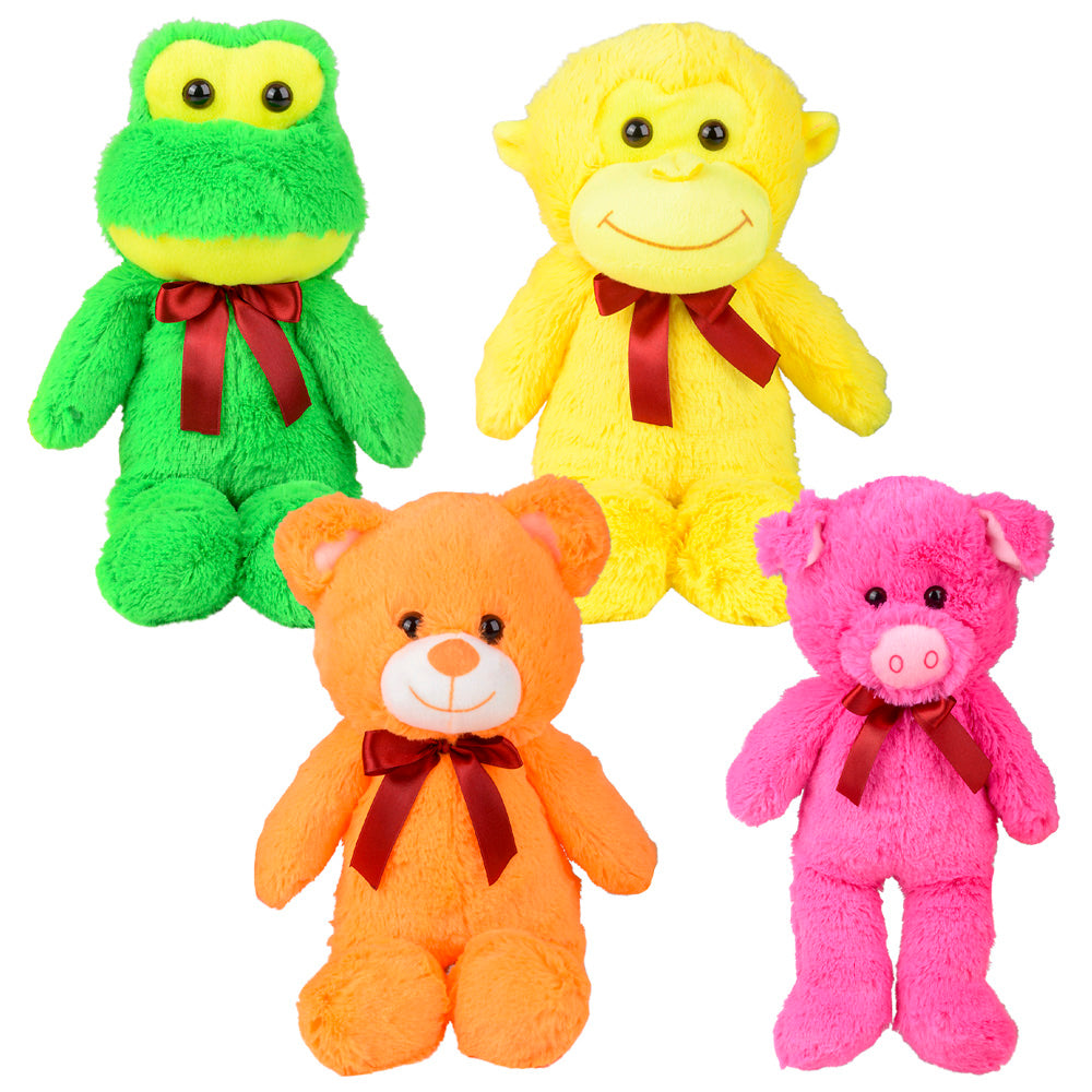 Neon Plush Animal Assortment (1 PC)