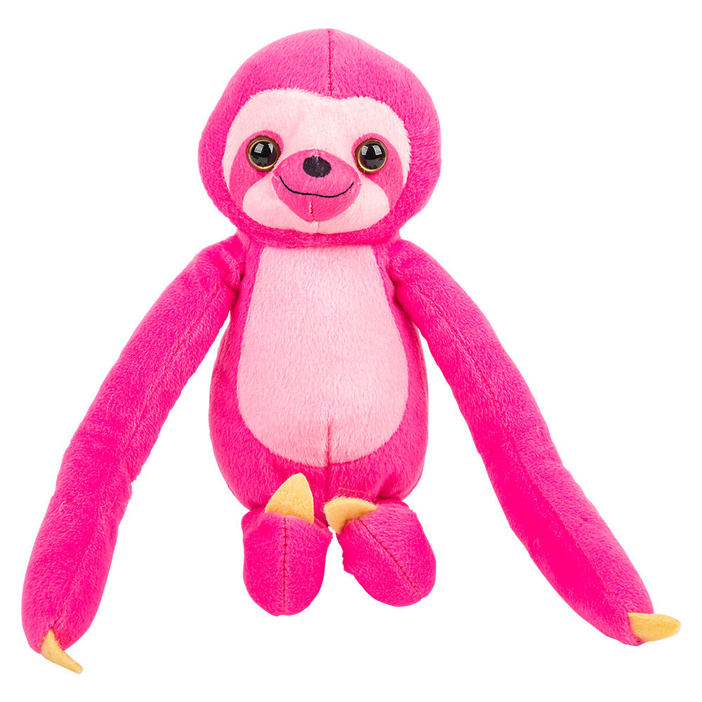 Neon Sloth Plush 7.5"