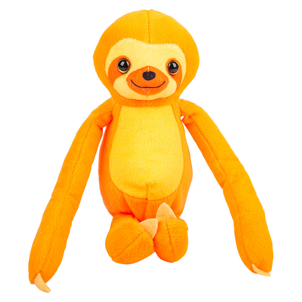 Neon Sloth Plush 7.5"