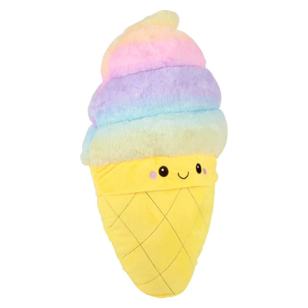 Rainbow Ice Cream Plush Pillow 21"