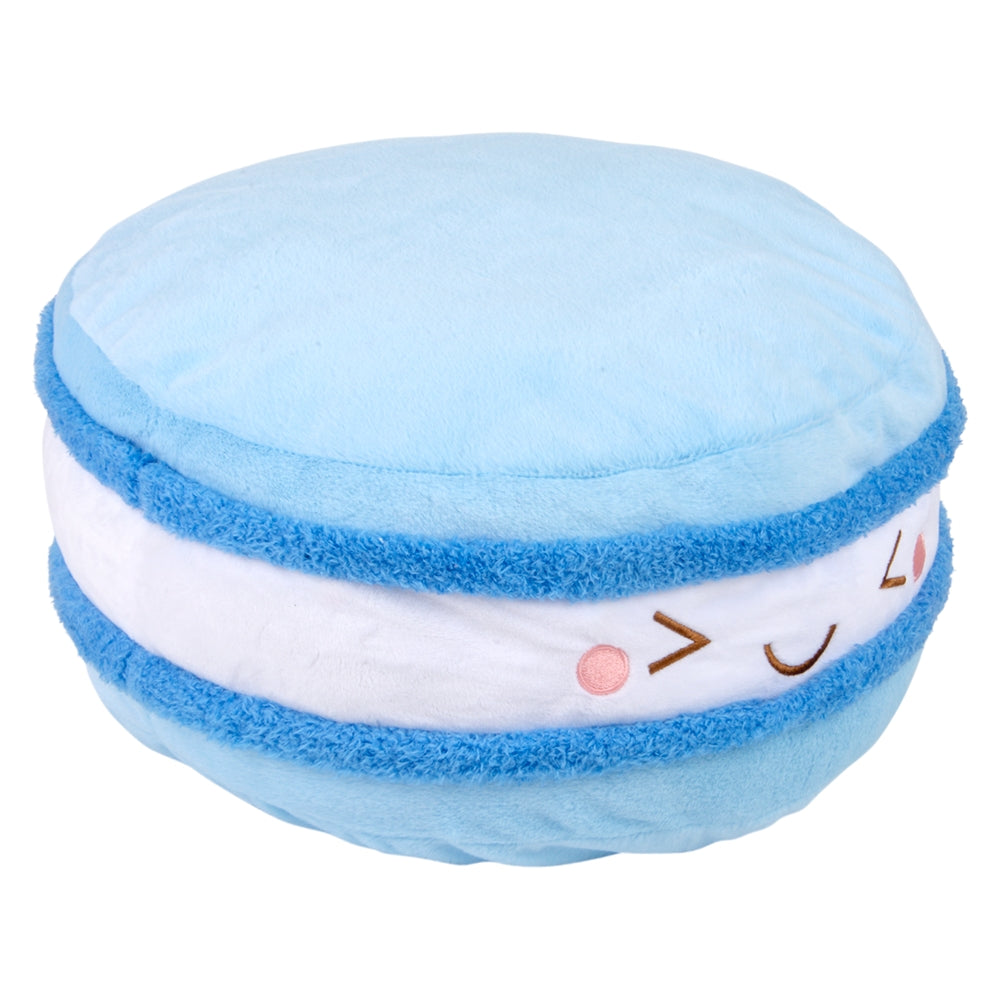 Blue Macaron Plush Pillow 14"