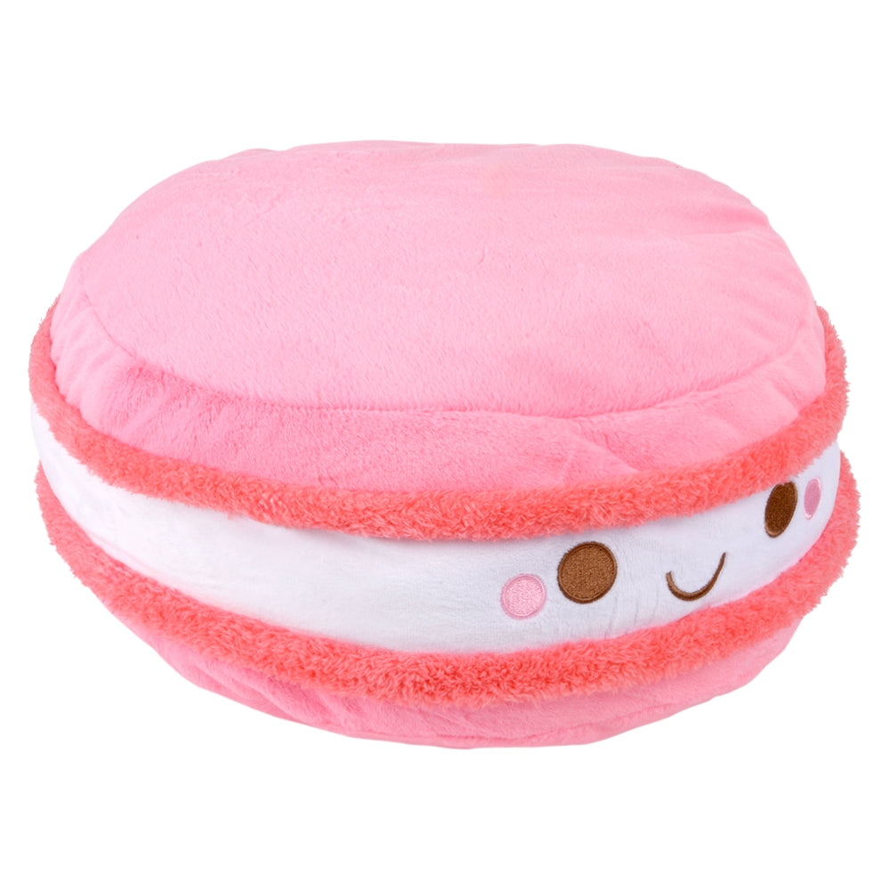 Pink Macaron Plush Pillow 14"