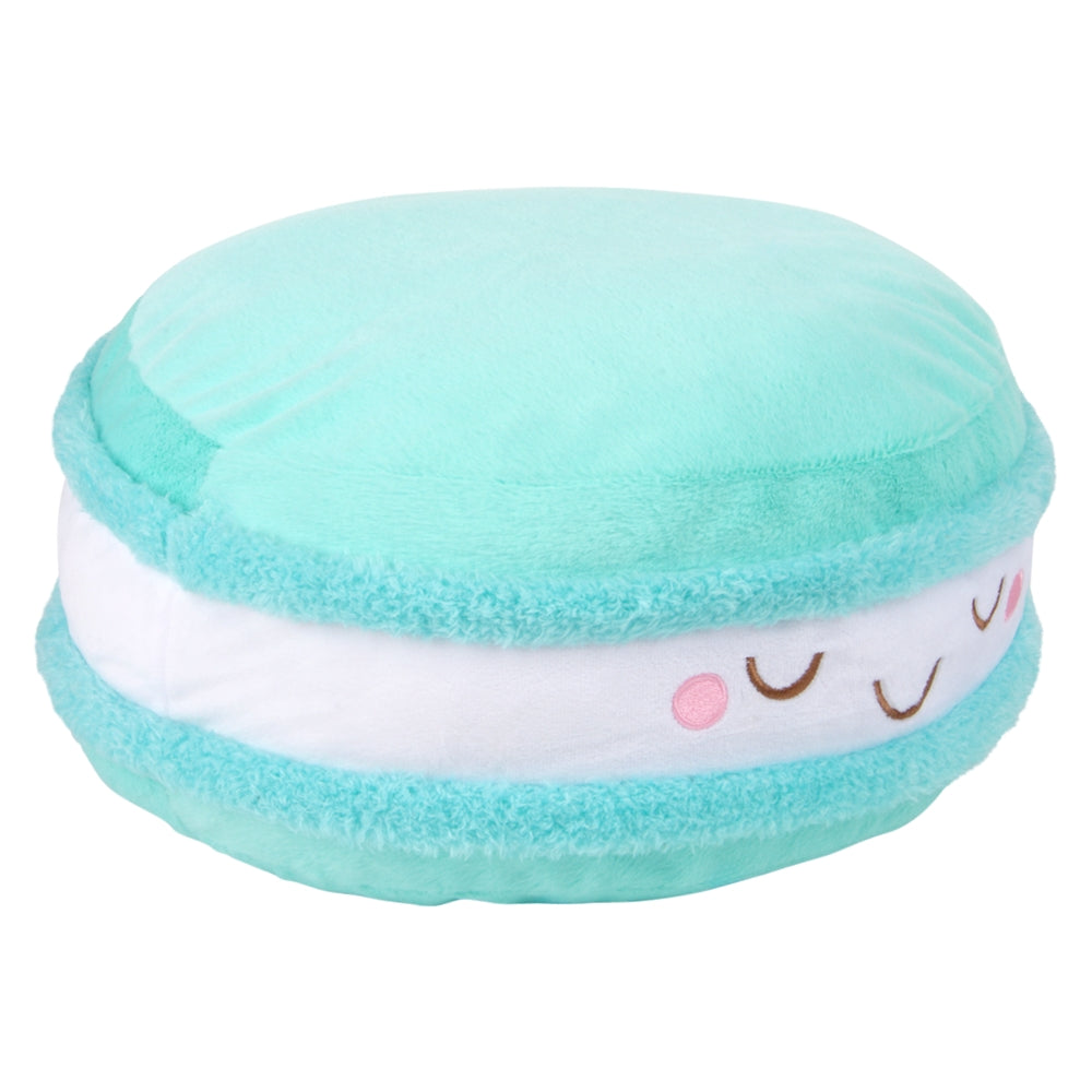Teal Macaron Plush Pillow