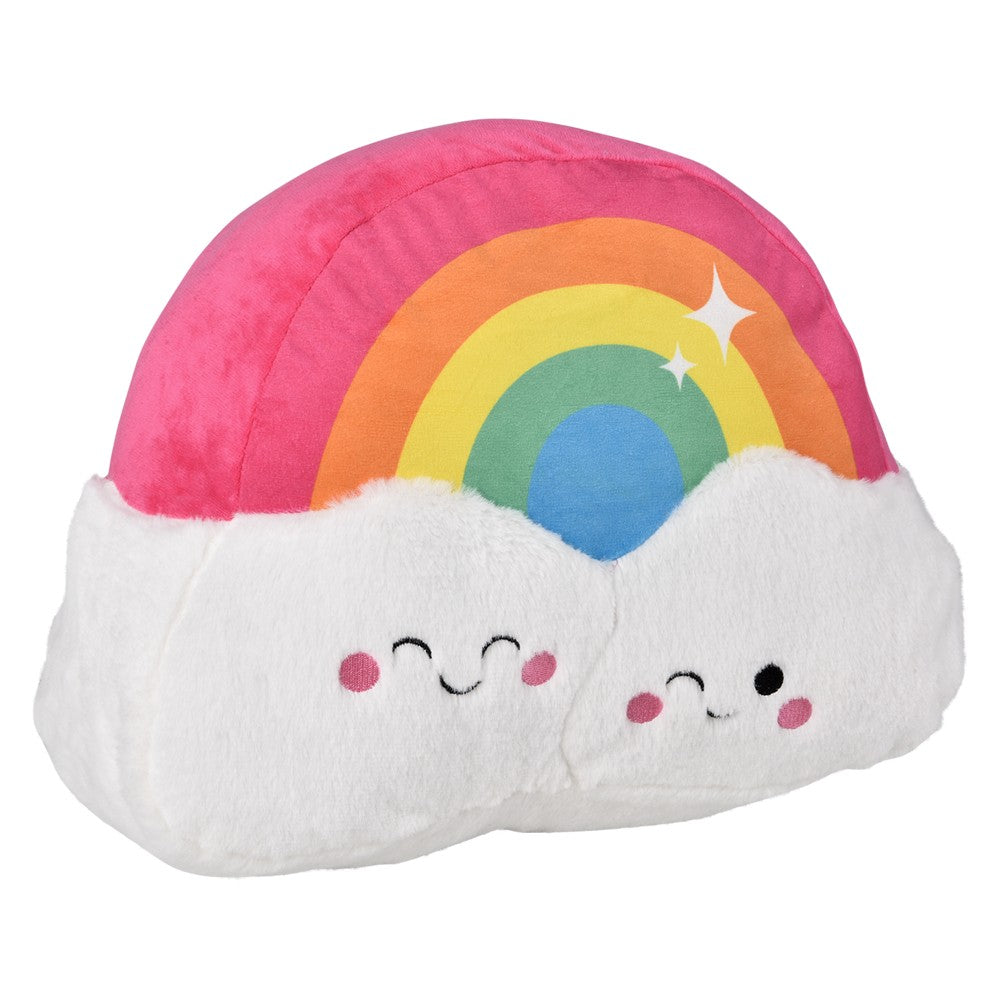Rainbow Plush Pillow 16"