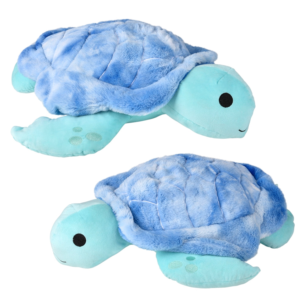 Sea Turtle Pillow 22" Blue Tie Dye Tie Dye