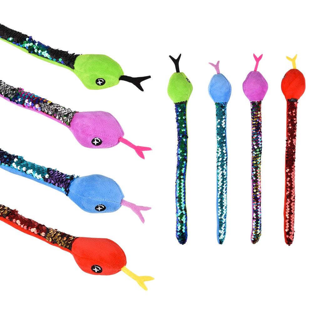 Sequin Snake Plush (1 DZ)