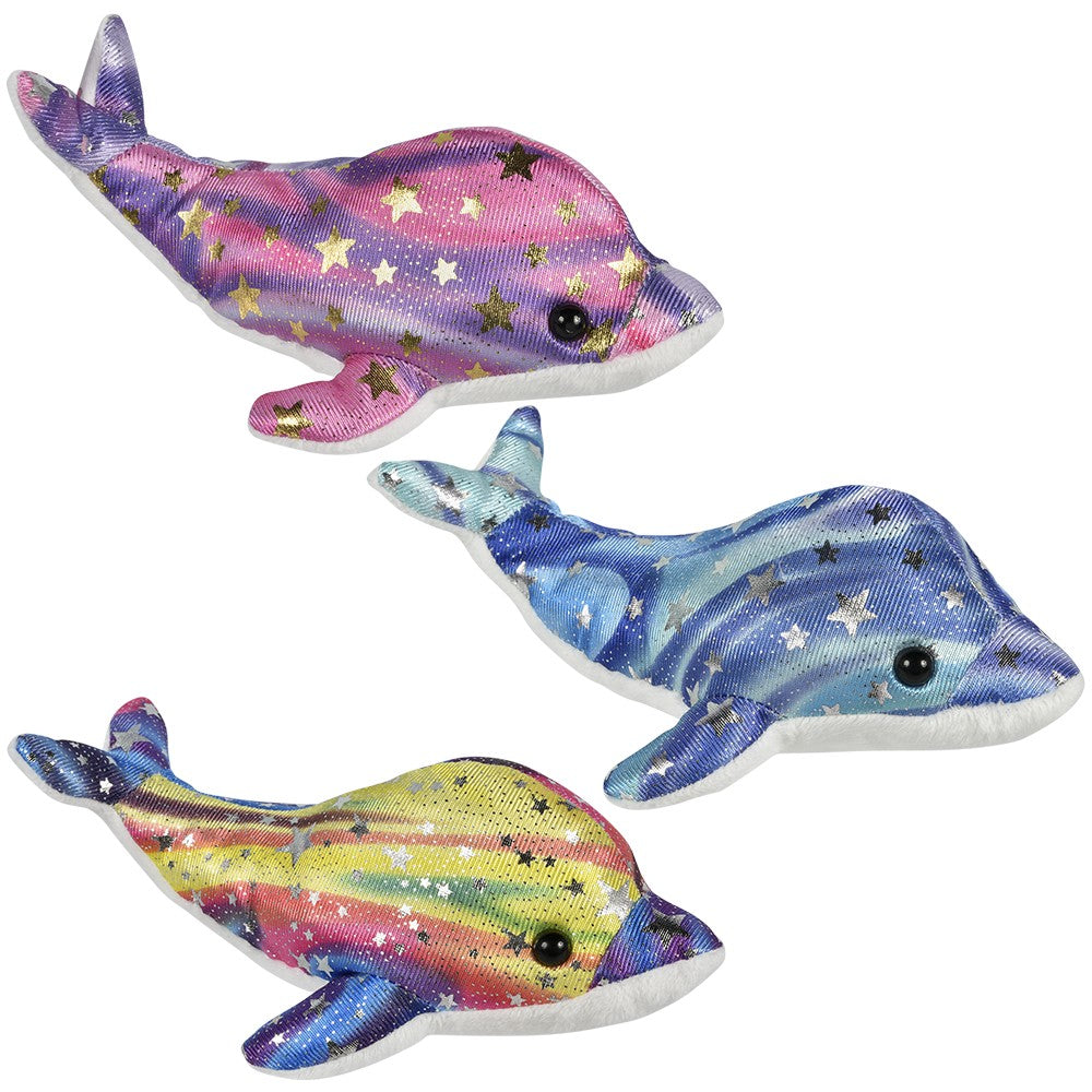 Sparkle Dolphin Plush 8"