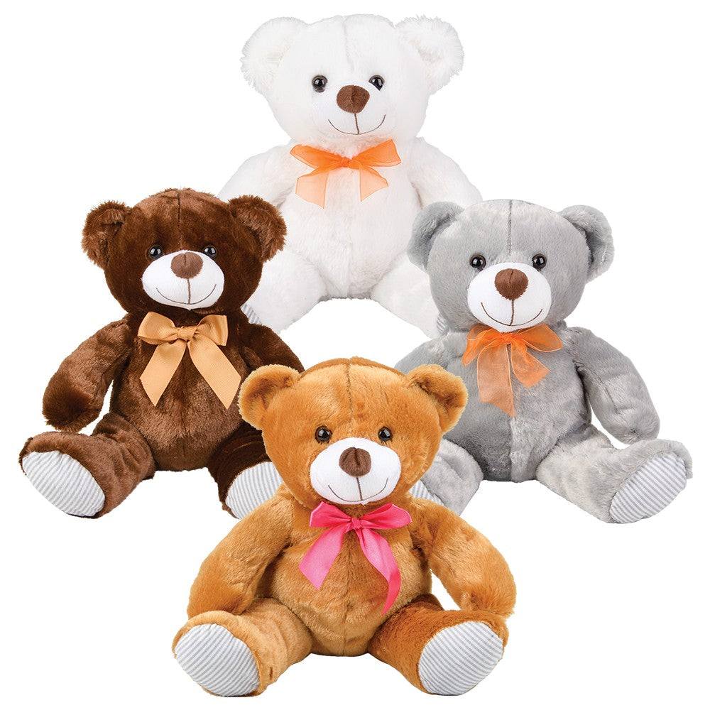 Plush Ribbon Bear Assortment (1 DZ)