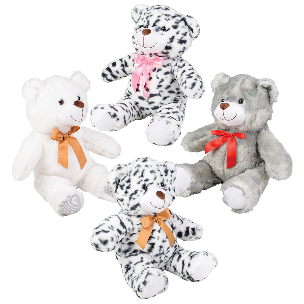 Plush Ribbon Bear Assortment (1 DZ)