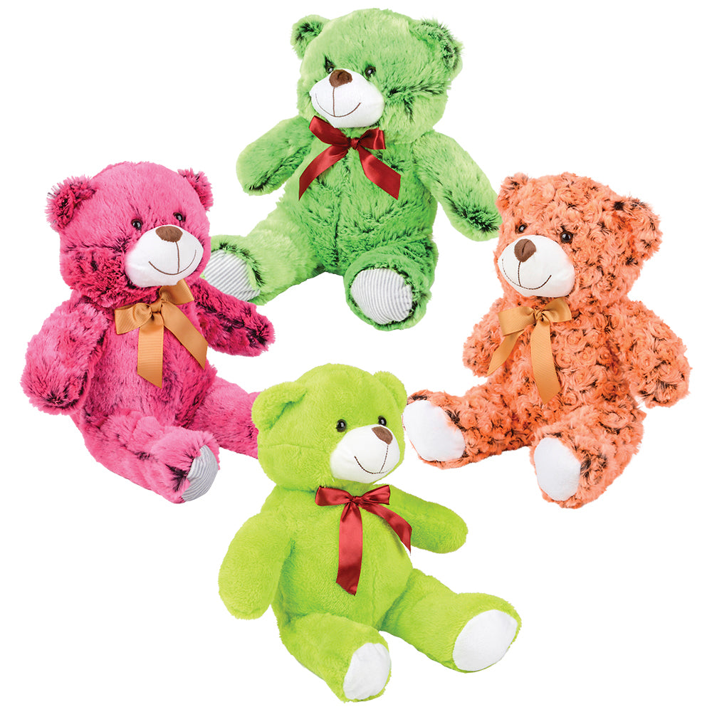 Plush Ribbon Bear Assortment (1 DZ)