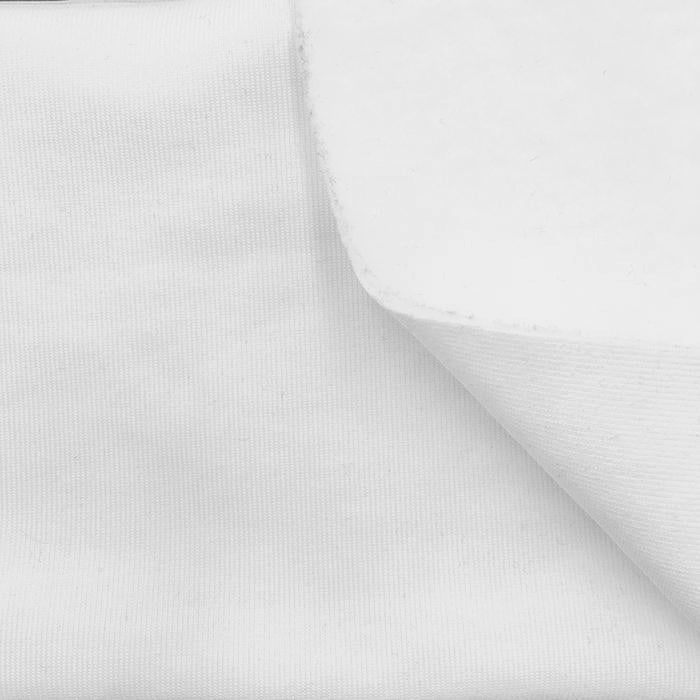 Pro Stretch Fleece Compression 572 Polyester Spandex Fabric - Fleece Velour, White