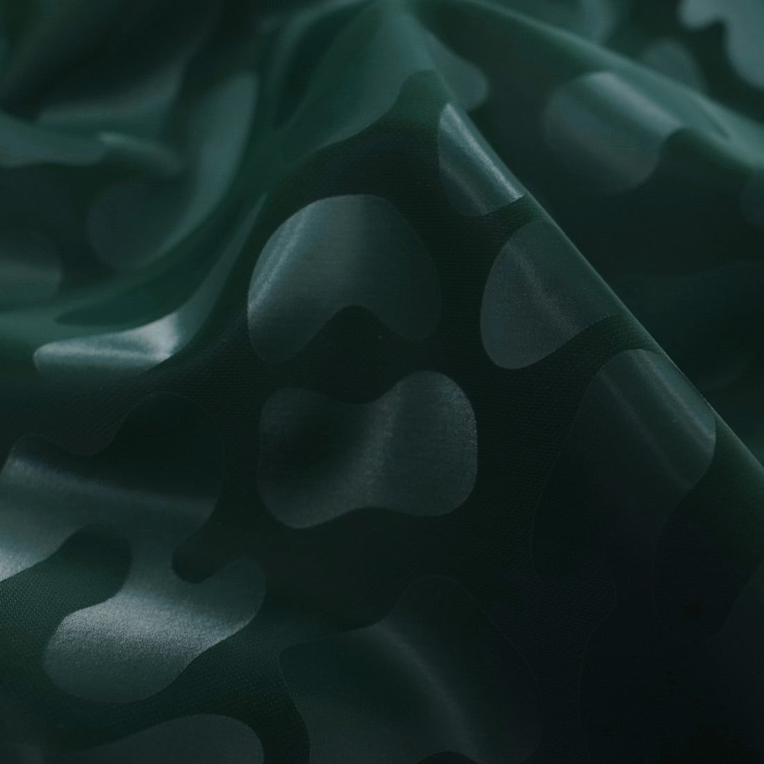 Slick Vinyl Leopard Print Stretch Fabric