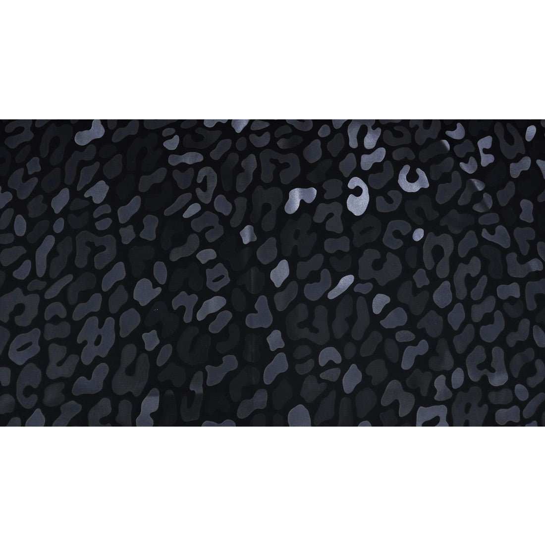 Slick Vinyl Leopard Print Stretch Fabric