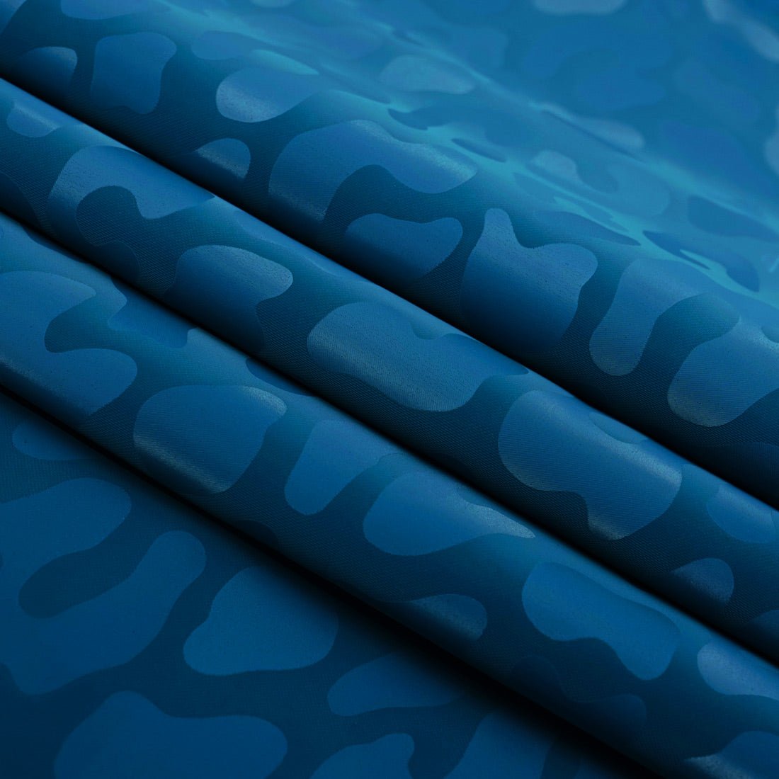 Slick Vinyl Leopard Print Stretch Fabric