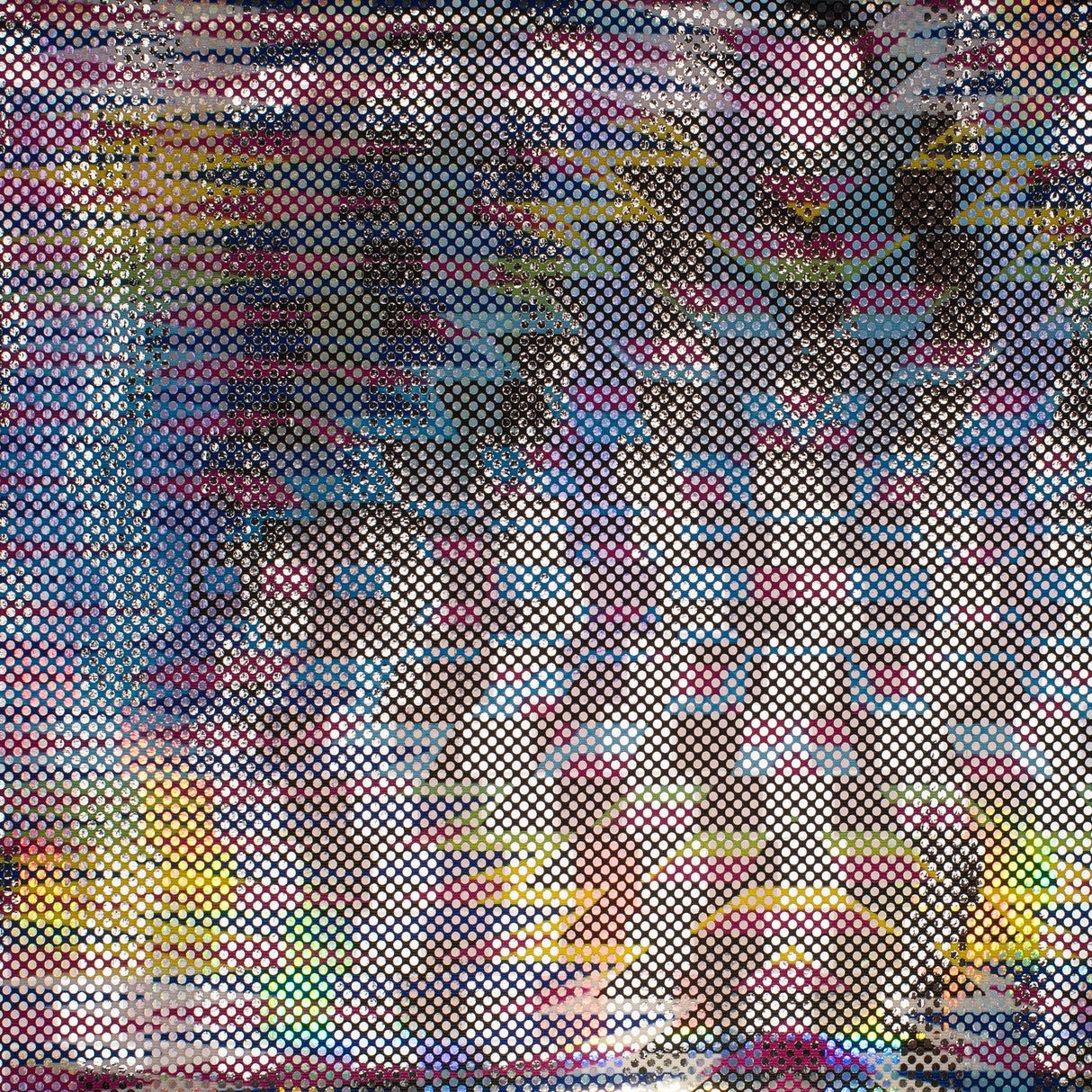 Hologram 4-Way Poly Spandex Dazzle Puzzle Fabric