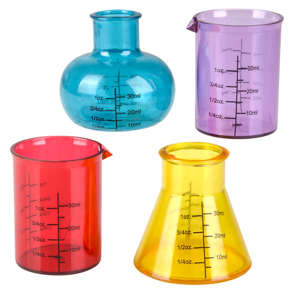 Chemistry Beaker Shot Set (4 PC)