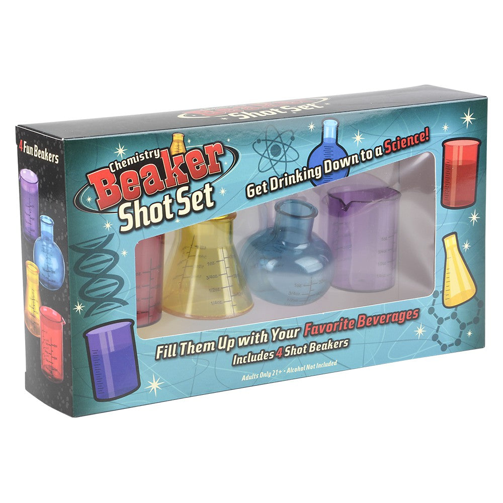 Chemistry Beaker Shot Set (4 PC)