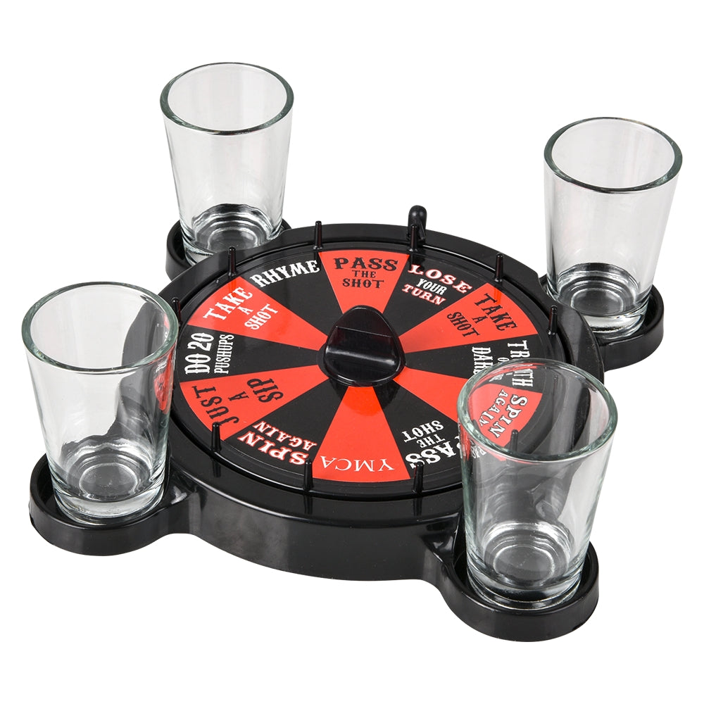 Spinning Drinking Game 6.5" Set