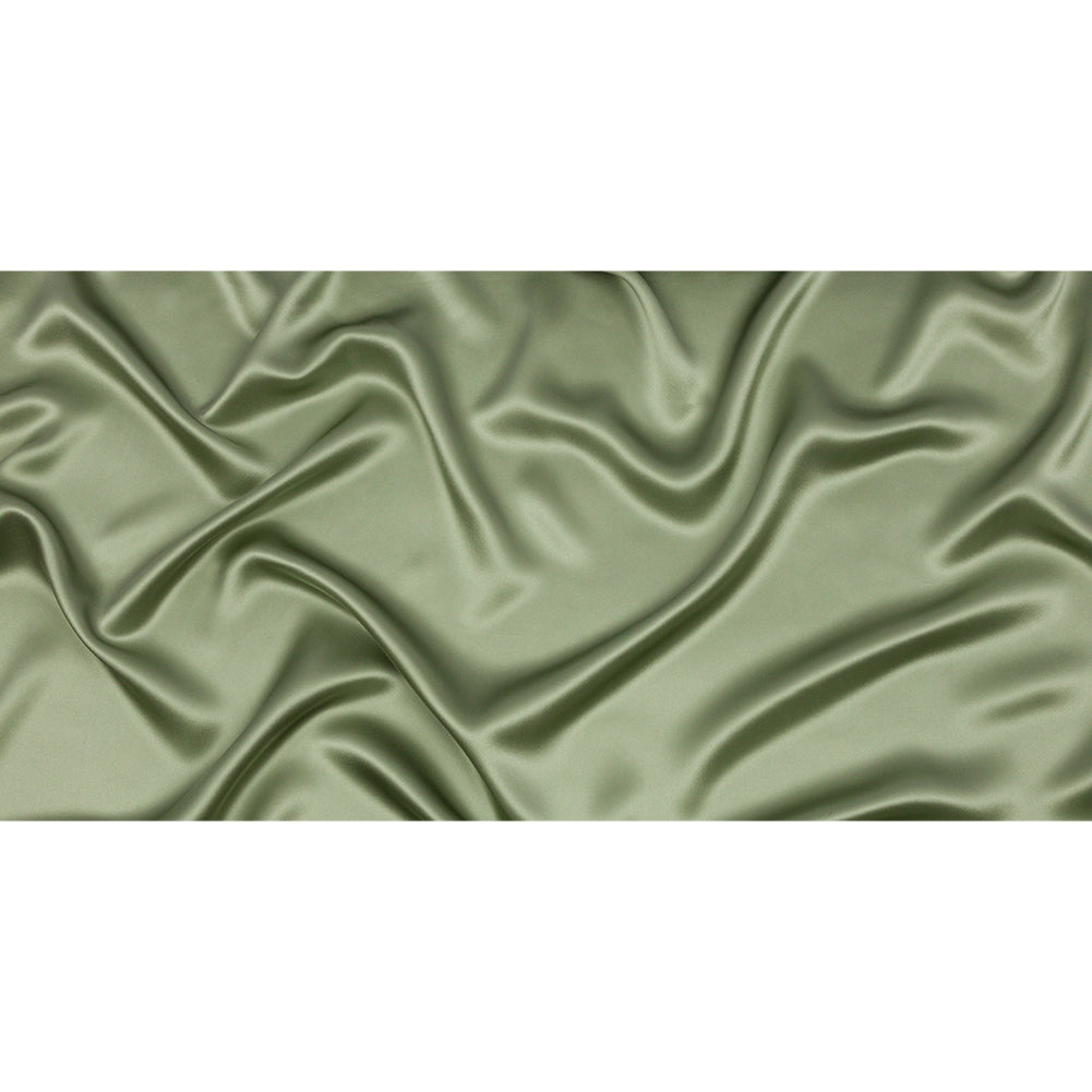 Silk Charmeuse 44" - Oil Green - Premium Collection