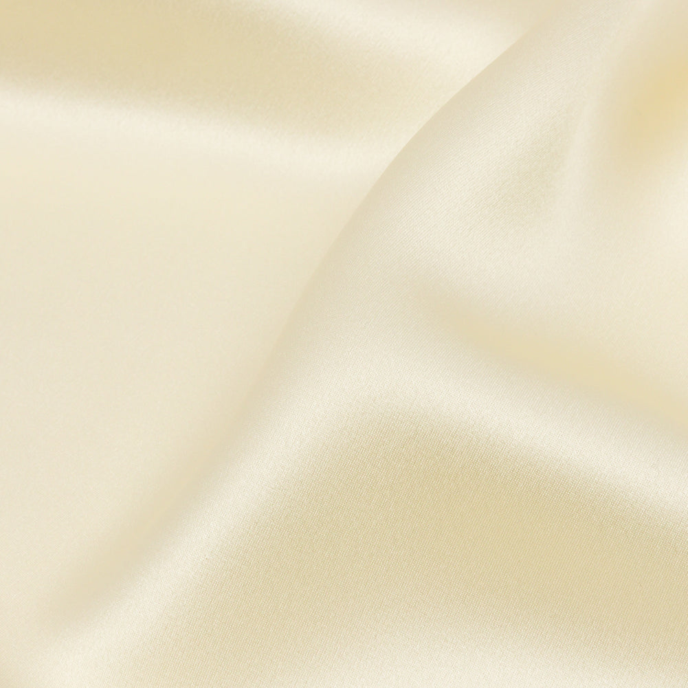 Silk Charmeuse 44" - Pale Yellow - Premium Collection