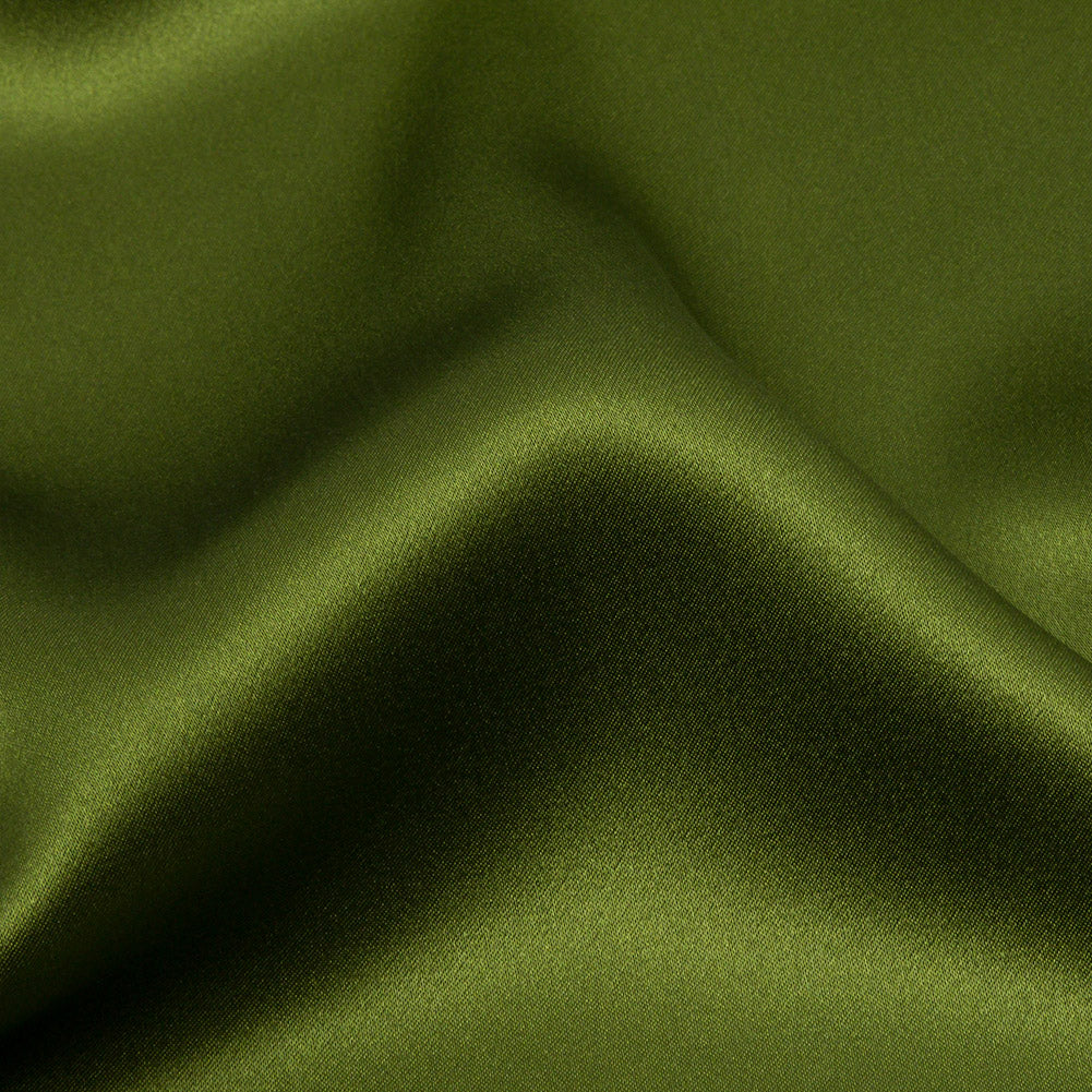 Silk Charmeuse 44" - Pesto Green - Premium Collection