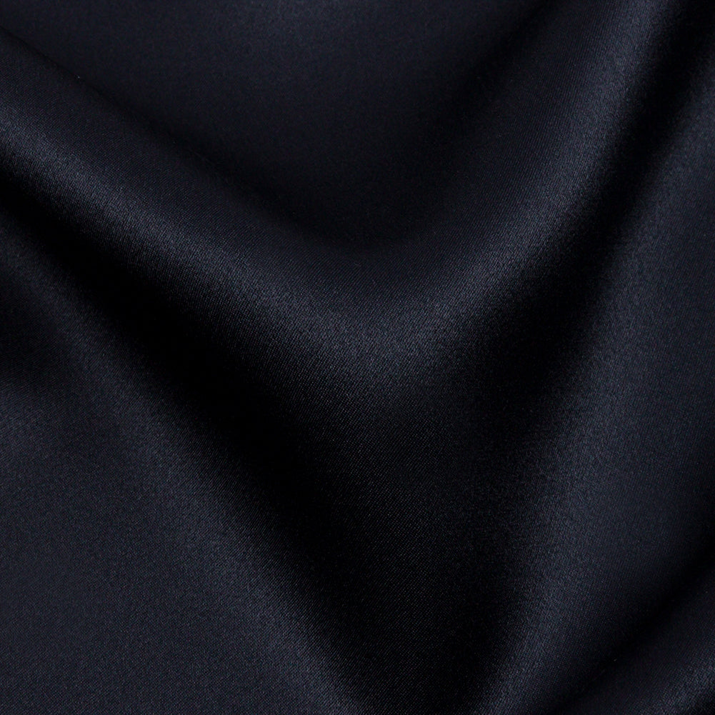 Silk Charmeuse 44" - Midnight - Premium Collection