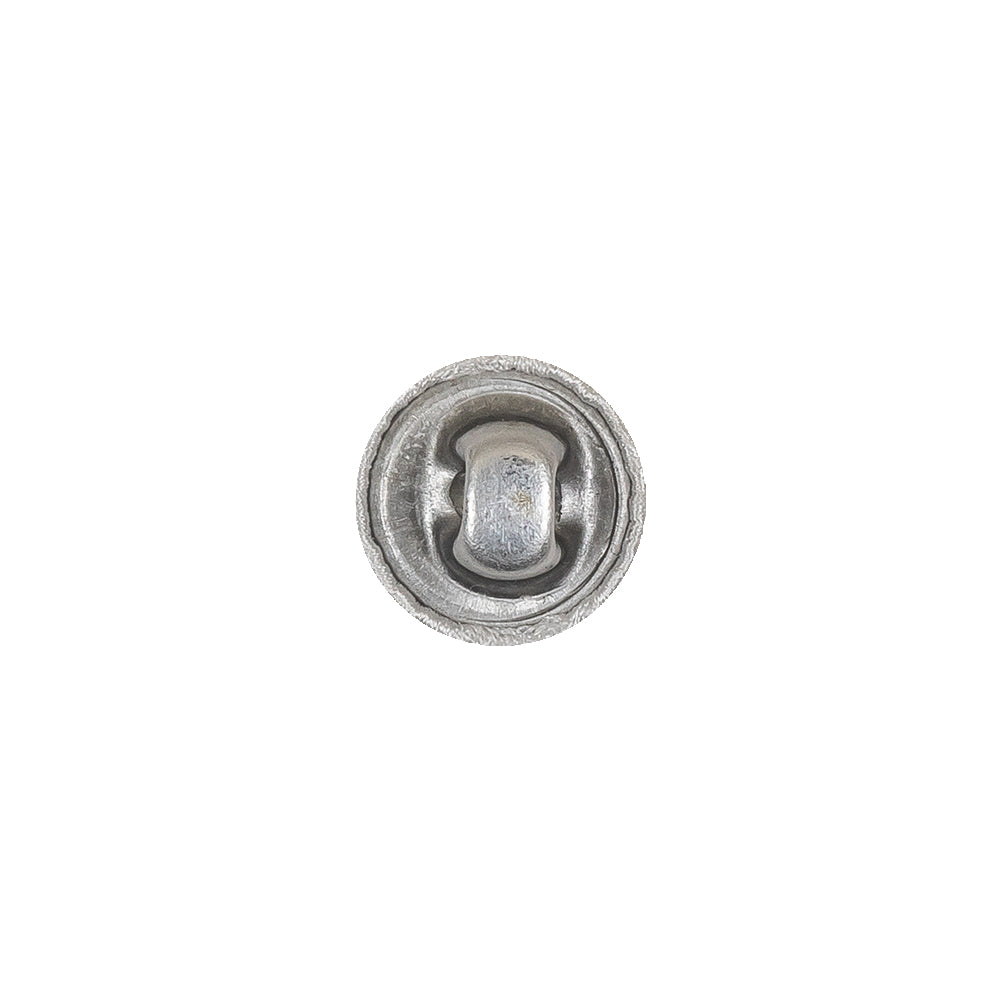 Mood Exclusive Bright White Silk Covered Button - 18L/11.5mm