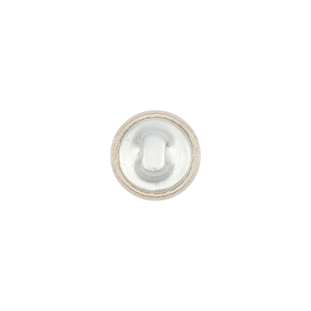 Mood Exclusive Tapioca Silk Covered Button - 18L/11.5mm