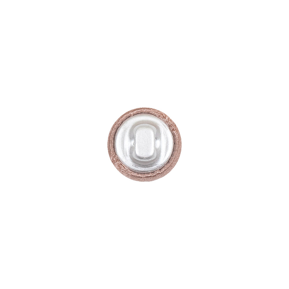 Mood Exclusive Blush Silk Covered Button - 16L/10mm