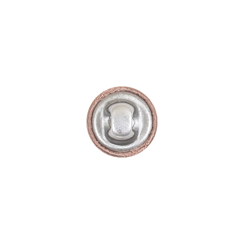 Mood Exclusive Blush Silk Covered Button - 18L/11.5mm
