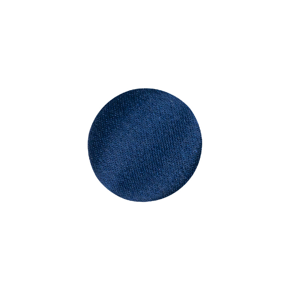 Mood Exclusive Estate Blue Silk Covered Button - 24L/15mm