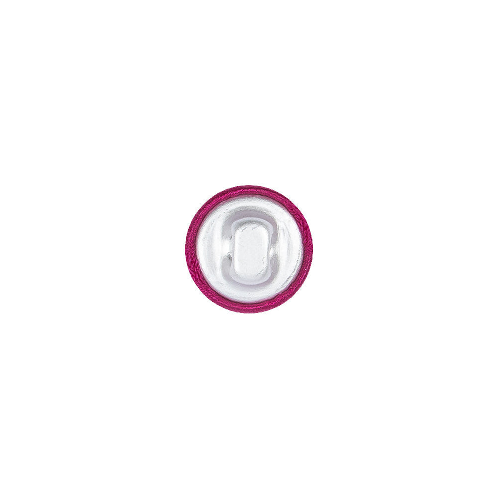 Mood Exclusive Magenta Haze Silk Covered Button - 16L/10mm