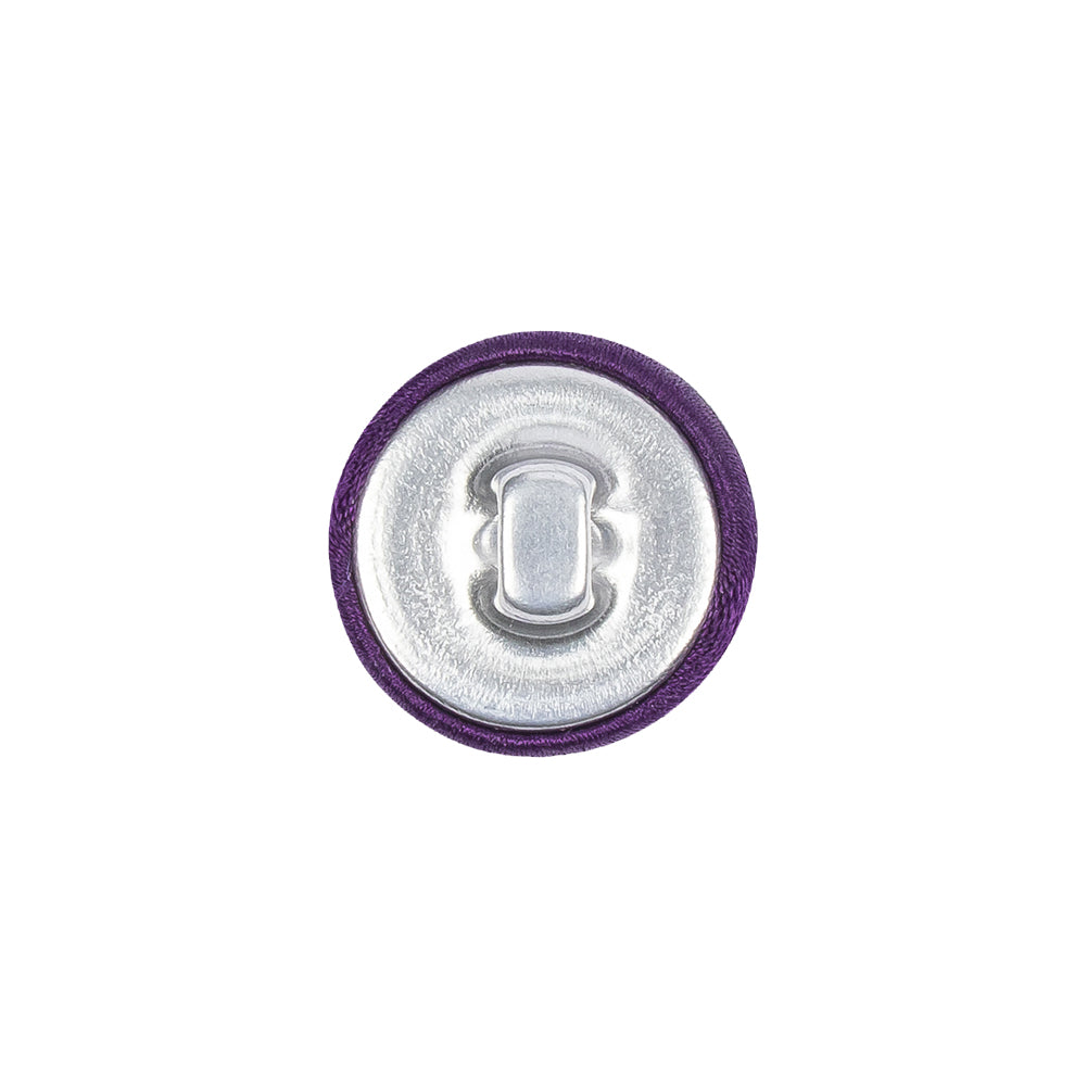 Mood Exclusive Majesty Purple Silk Covered Button - 24L/15mm