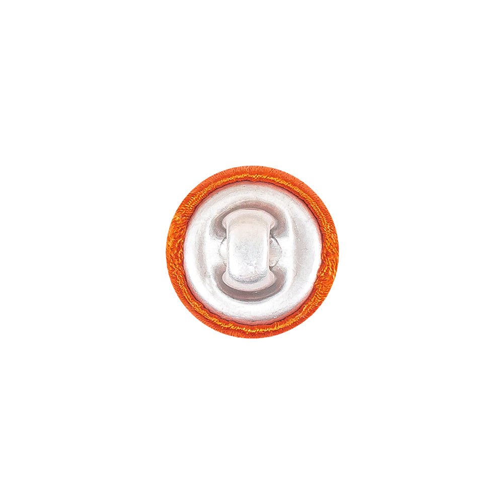 Mood Exclusive Burnt Orange Silk Covered Button - 20L/12.5mm