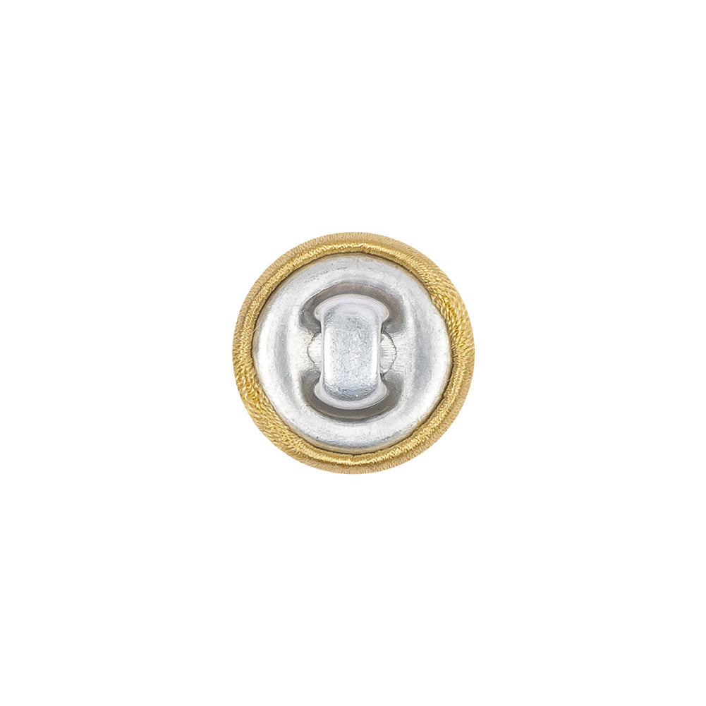 Mood Exclusive Gold Silk Covered Button - 20L/12.5mm