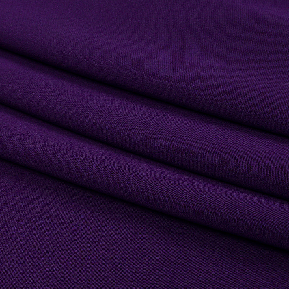 Silk Crepe de Chine - Grape - Premium Collection