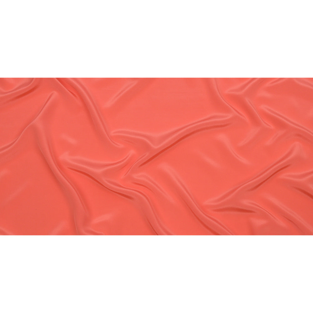 Silk Crepe de Chine - Coral - Premium Collection