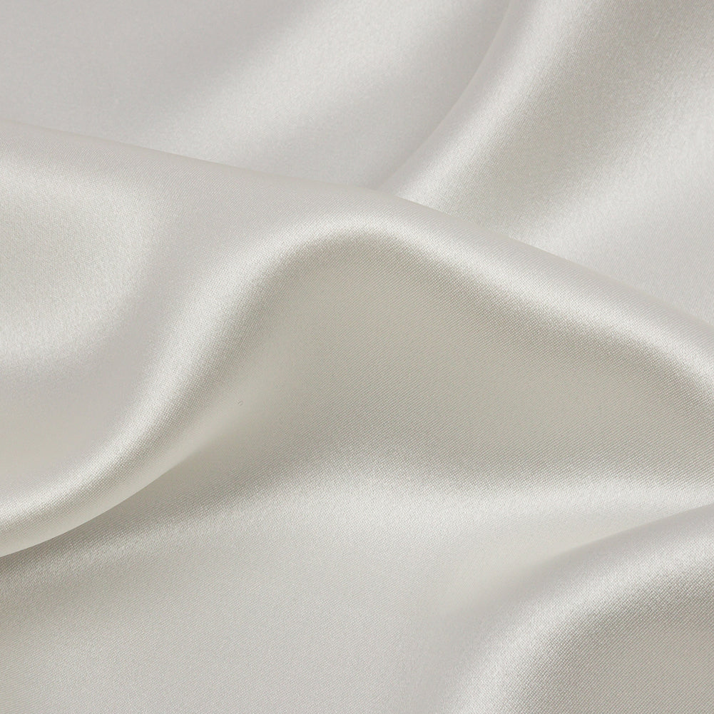 Stretch Silk Charmeuse - Antique White - Premium Collection