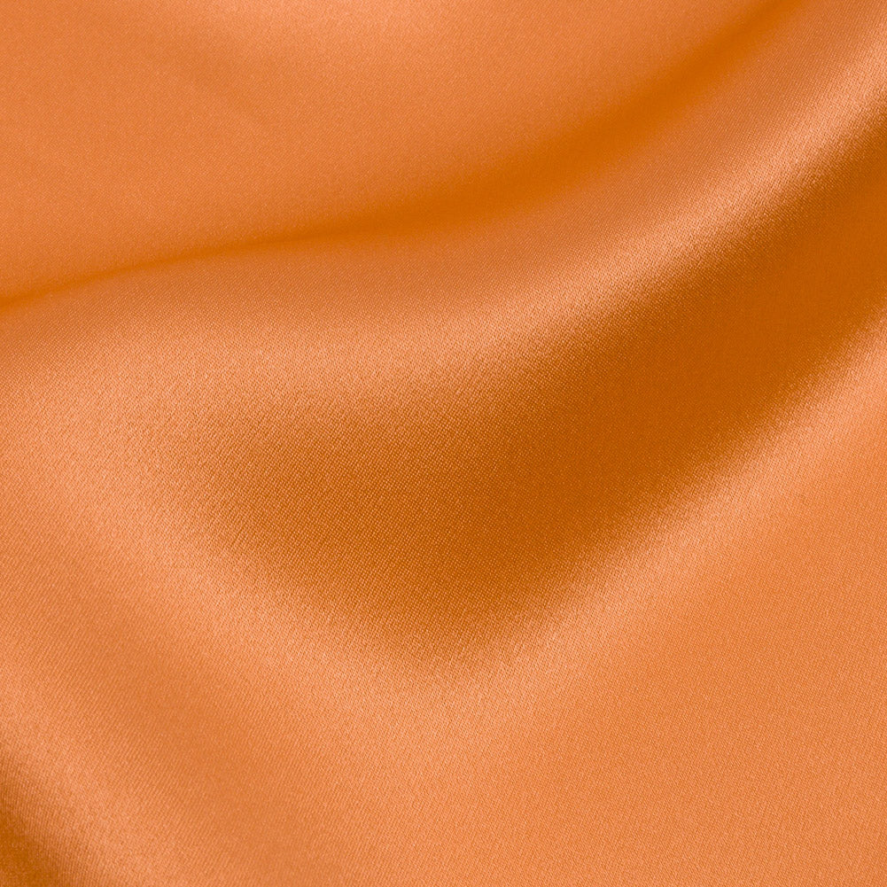 Stretch Silk Charmeuse - Peach Fuzz - Premium Collection