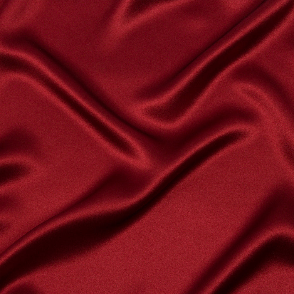 Stretch Silk Charmeuse - Rust - Premium Collection