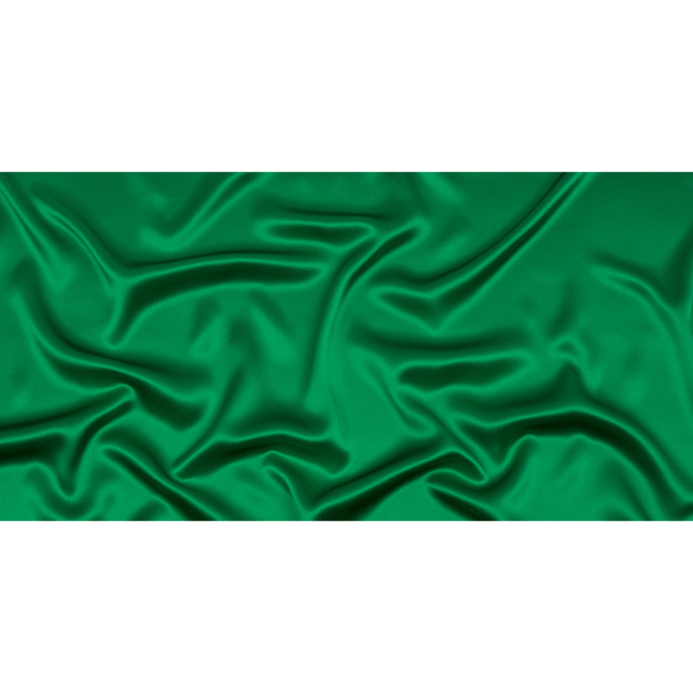 Stretch Silk Charmeuse - Kelly Green - Premium Collection