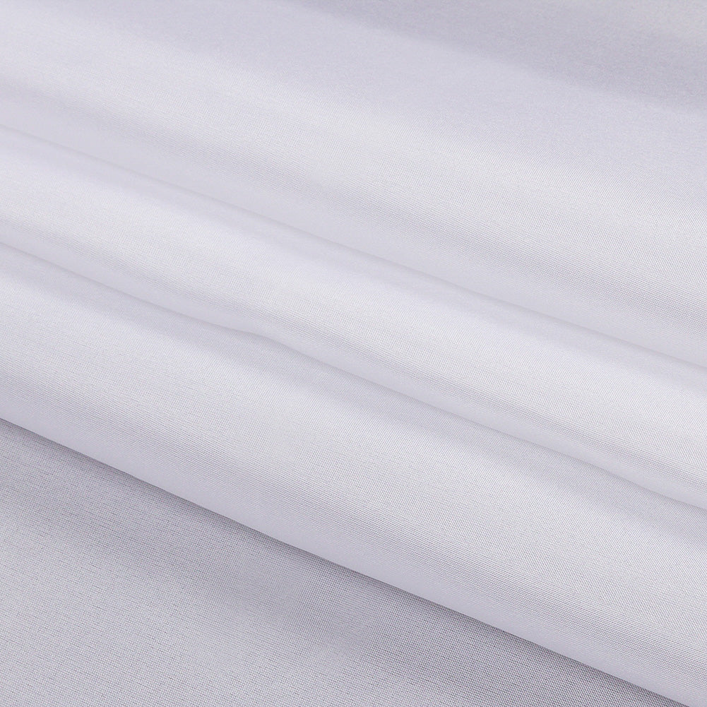 China Silk/Silk Habotai - Bright White - Premium Collection