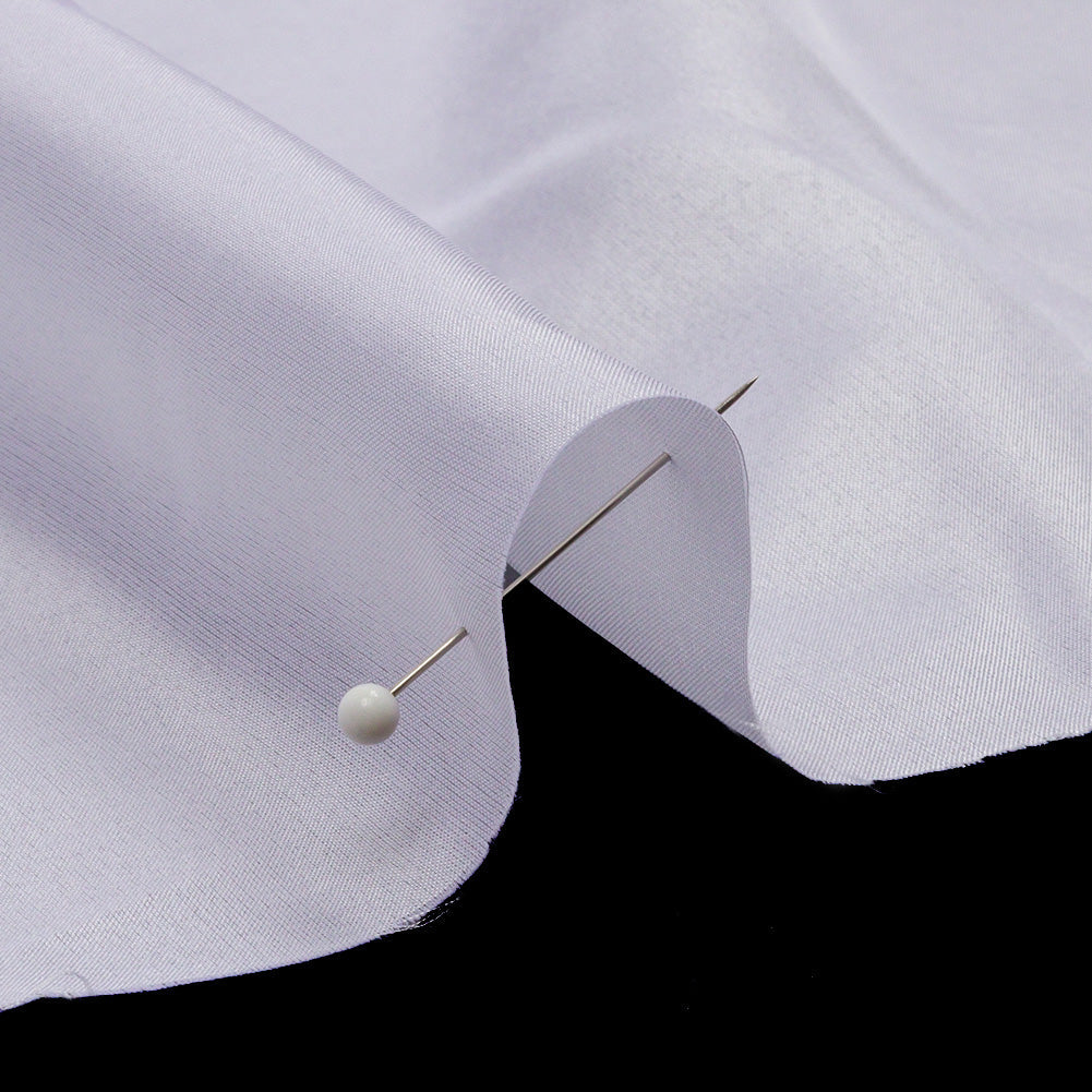 China Silk/Silk Habotai - Bright White - Premium Collection